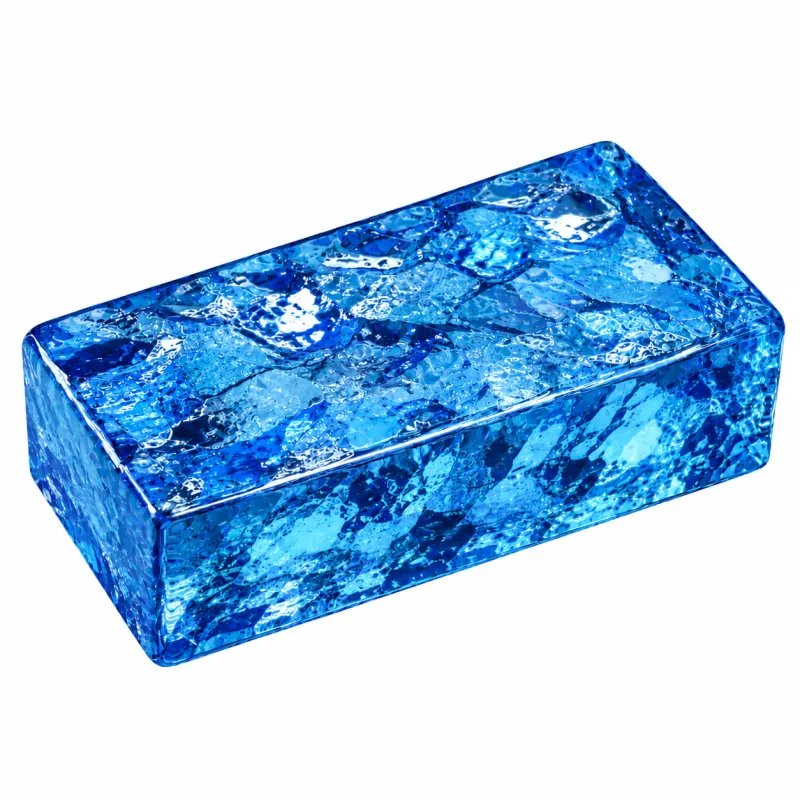Rock Glass Bricks – Textured Decorative Glass Blocks — product view 3